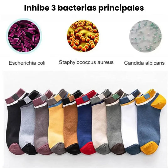 Multitone™ - Pack de 10 Pares de Calcetines Antibacterianos