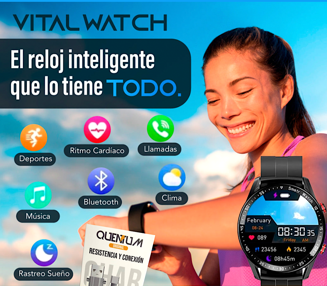 RELOJ INTELIGENTE VITAL WATCH